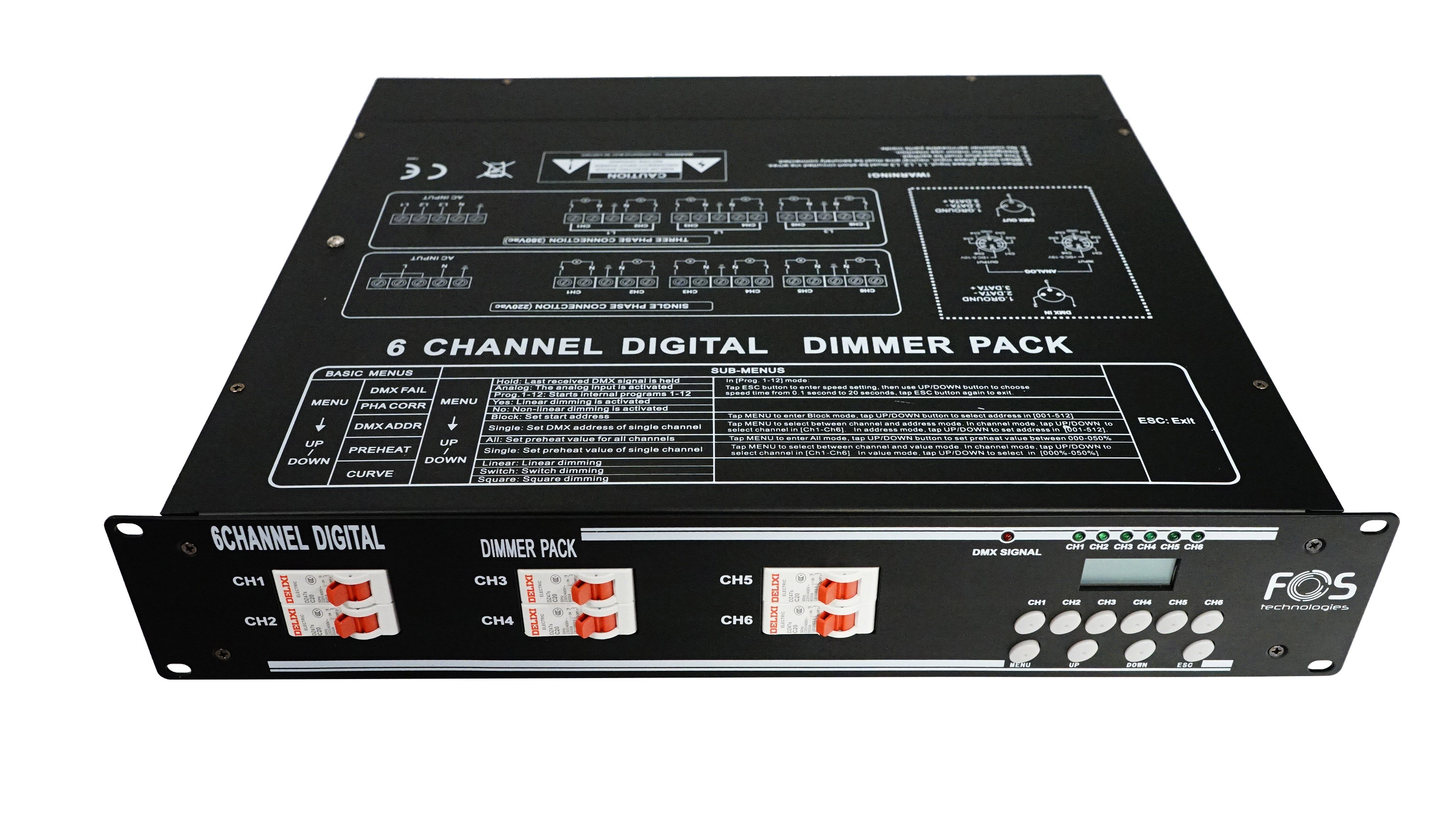 FOS 6ch Dimmer DMX
